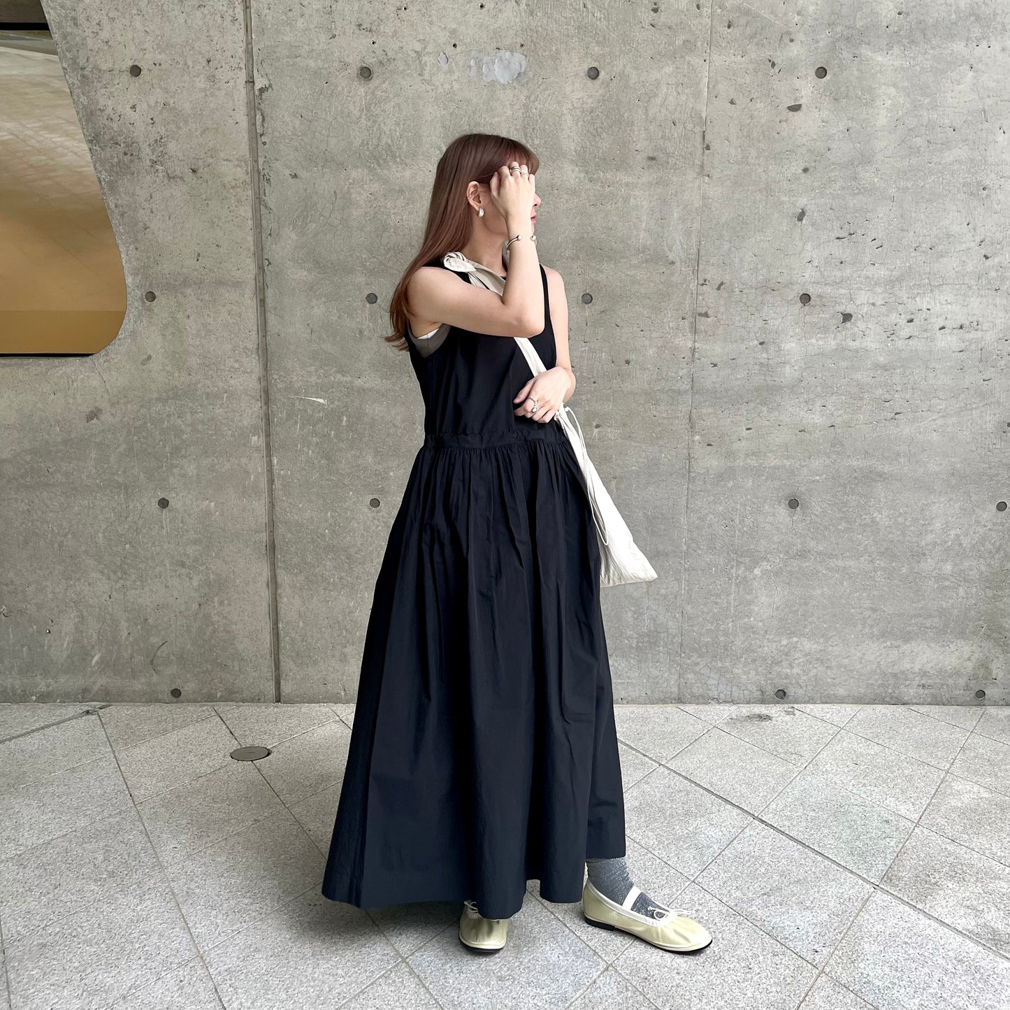 OP23- Beautiful Dress | Ivory | Black