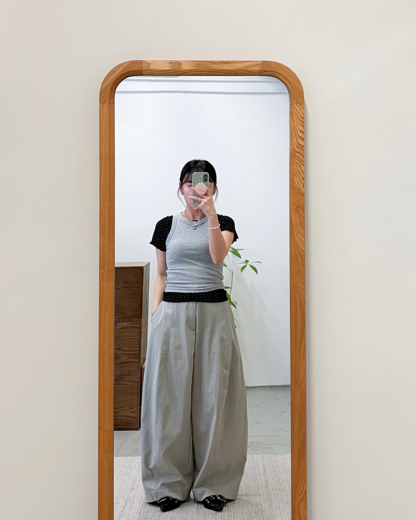 TP747- Rivet Vest Top | White | Grey | Brown | Green | Black