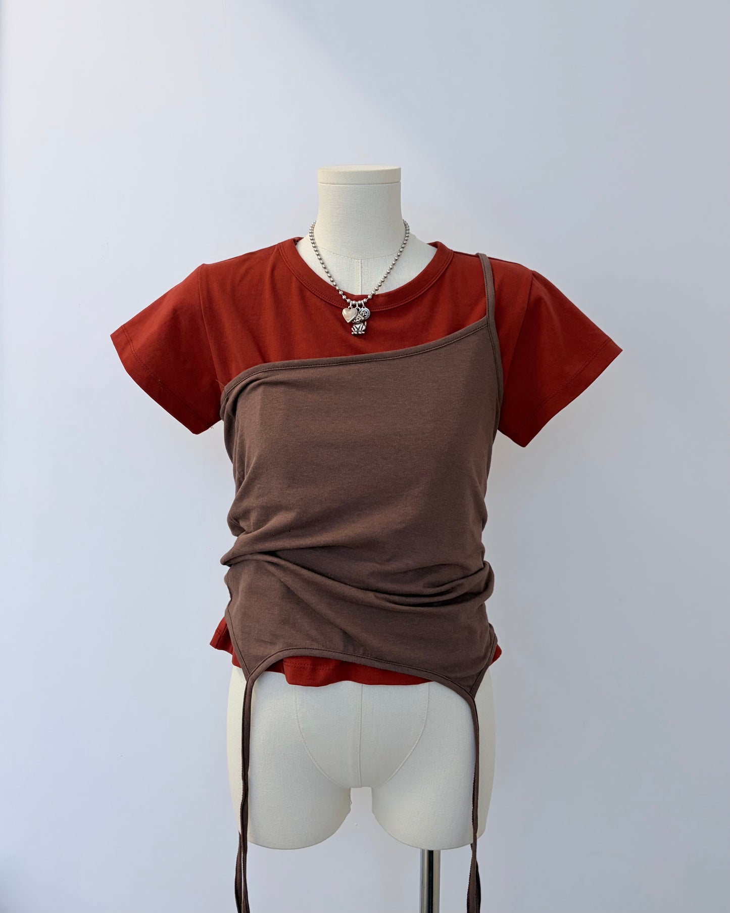 TP779- 3 Way Layer Vest Top | Blue | Brown | Grey | Black