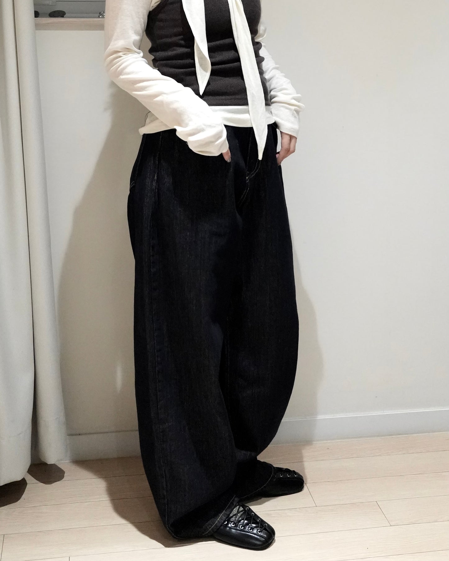 PT103- Stripe Denim Jeans | S / M