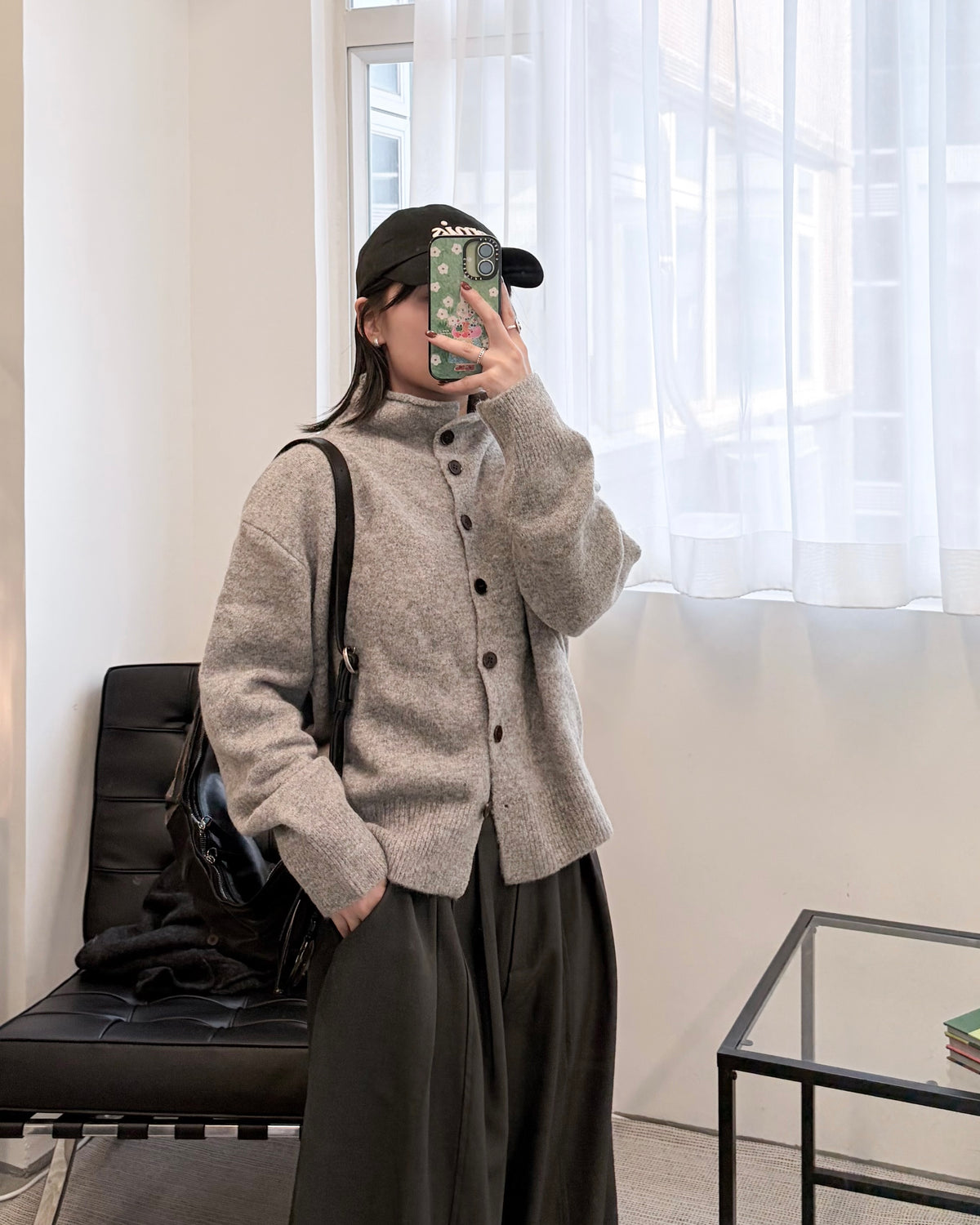 早鳥優惠 JK53- 3 Way Cardigan | Grey | Charcoal