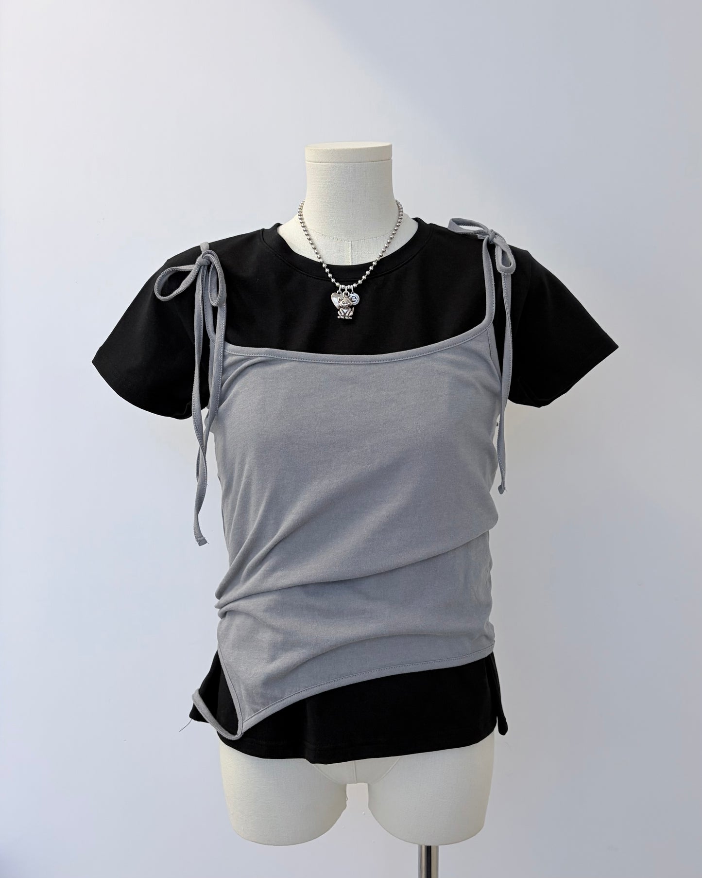 TP779- 3 Way Layer Vest Top | Blue | Brown | Grey | Black