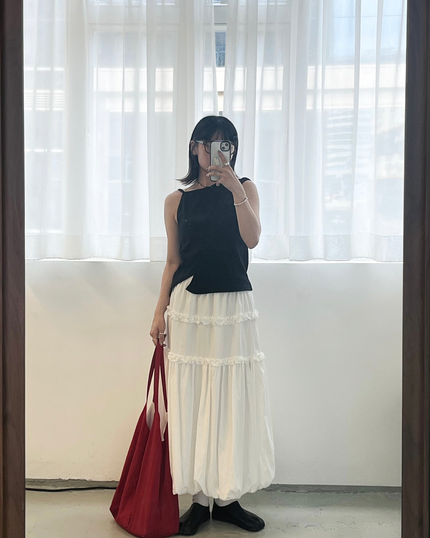 TP654- Cutting Vest Top | White  | Blue | Black