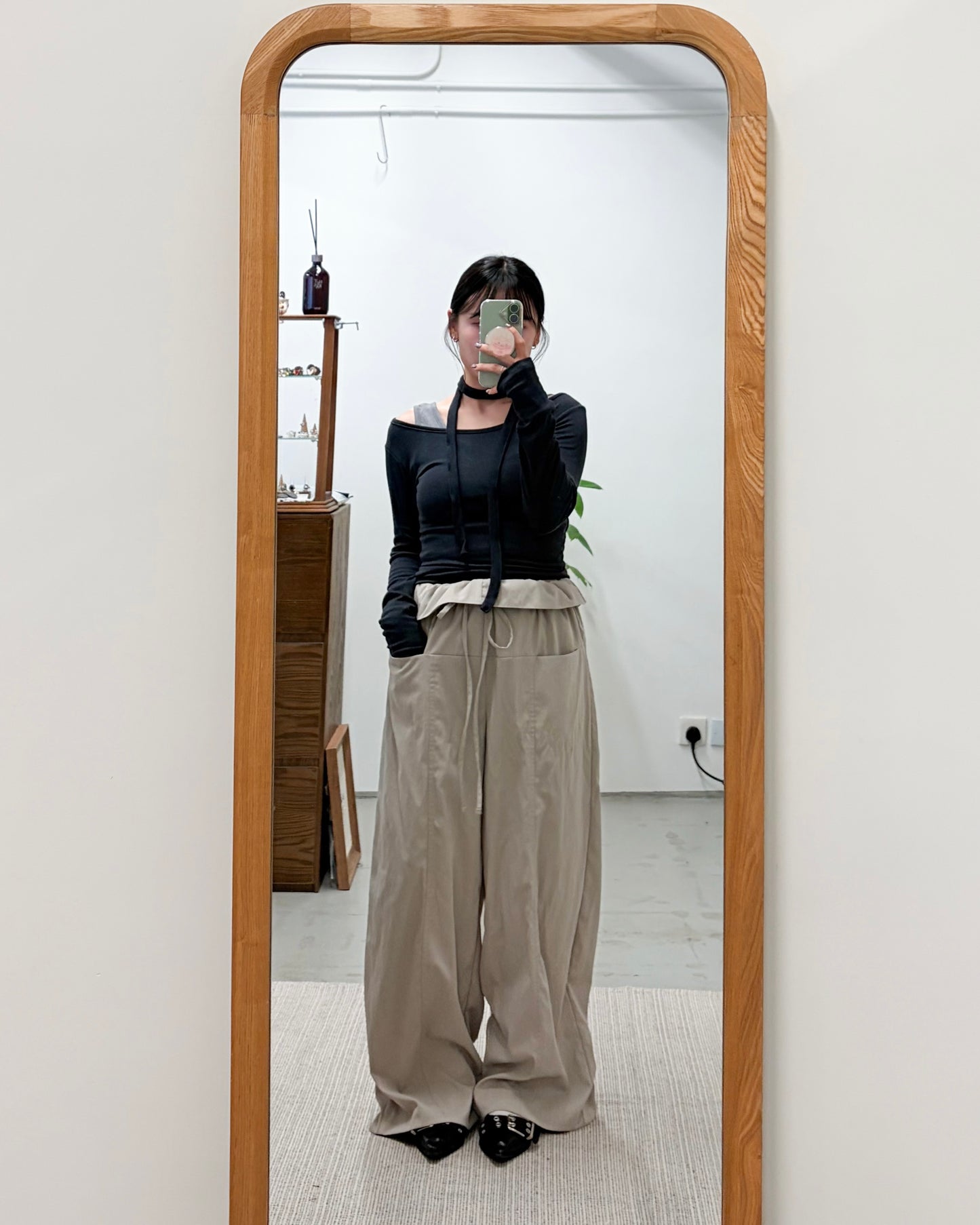 TP737- 2 in 1 Set Top With Neck Strap - Brown | Navy | Black