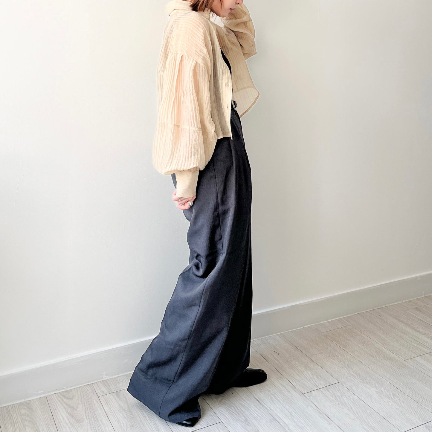 PT59- Full-Length Pant  | Ivory | Grey | Black