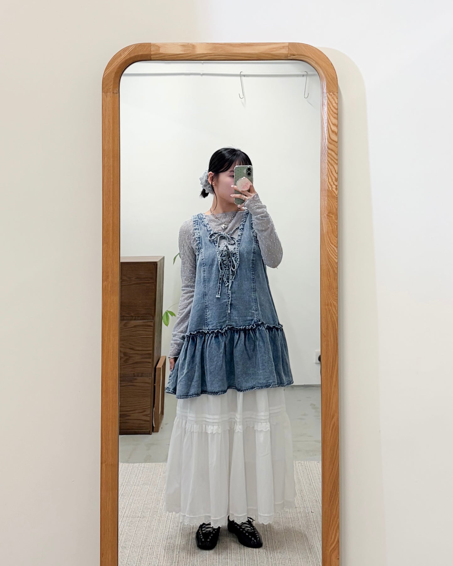 TP753-  2 Way Cool Touch Tunic | Blue Denim | Black Denim