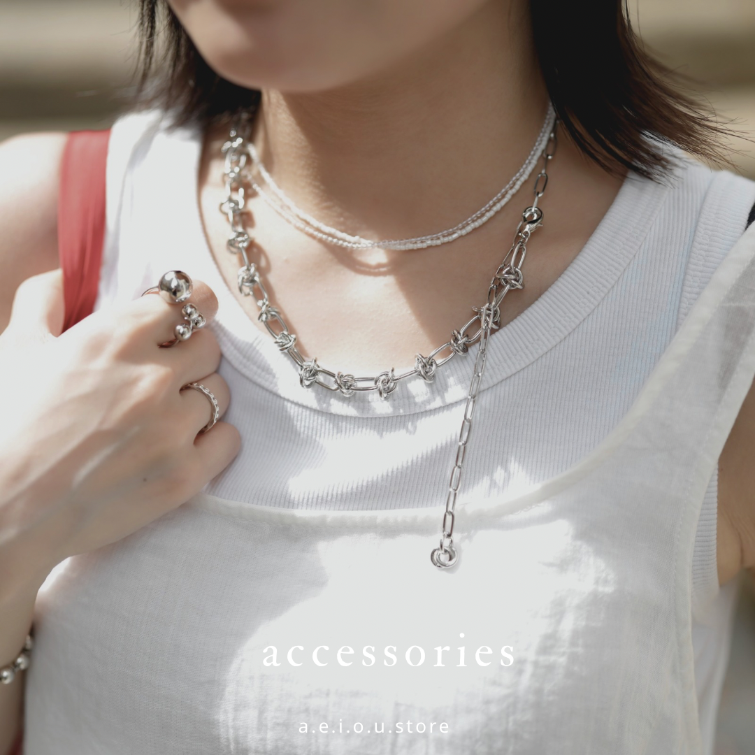 AC250- Chain Long Necklace