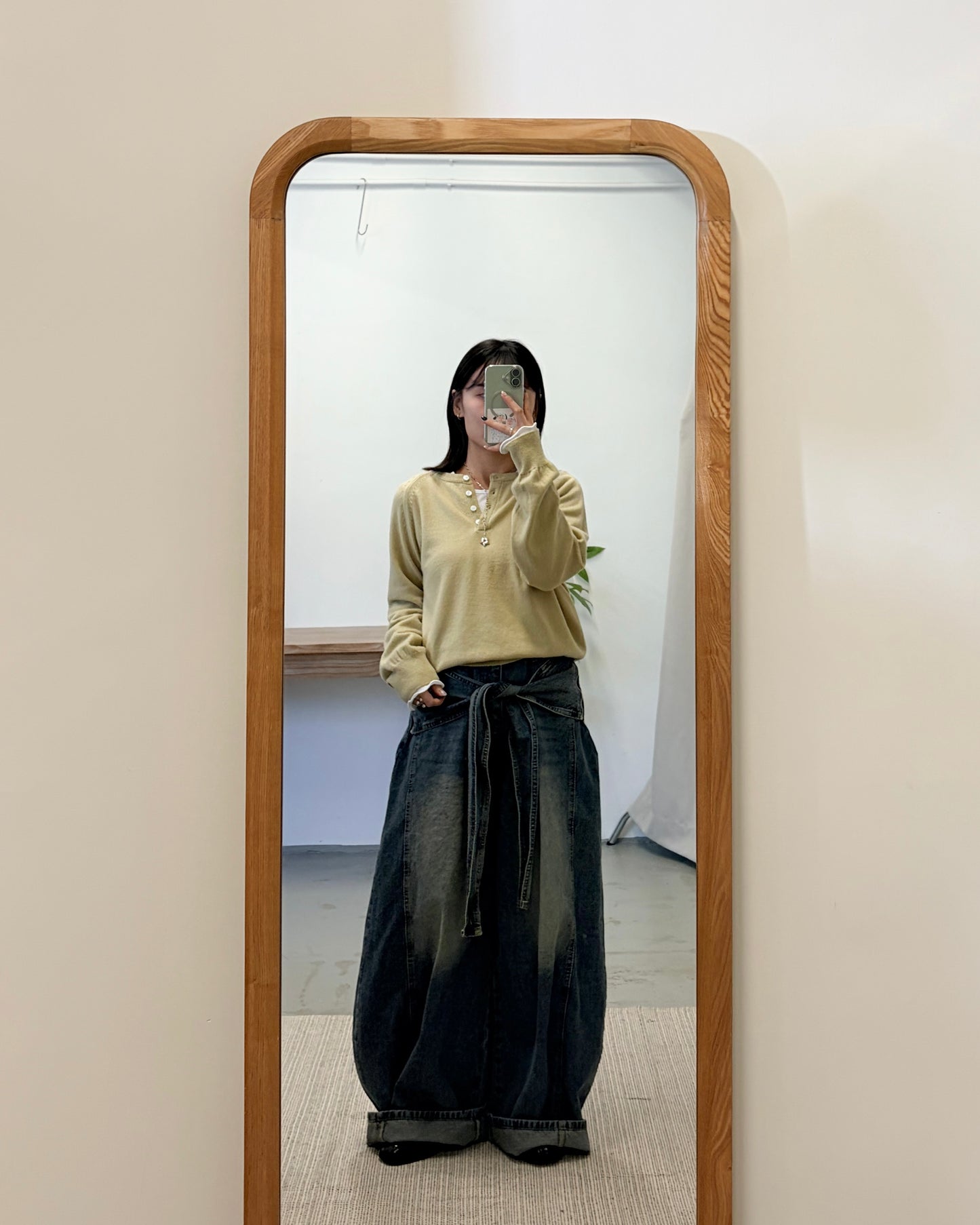 TP718- 🐏Cashmere Button Basic Top | Oatmeal | Pink | Lime | Grey