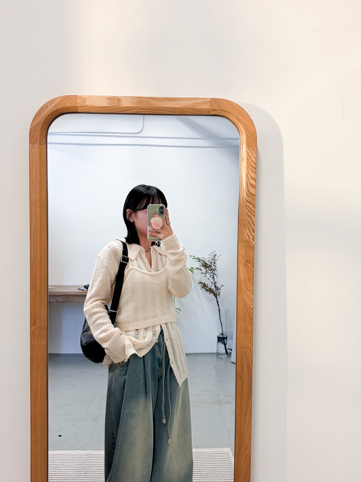 TP713-高質破爛Knit Set Top | Ivory | Grey | Brown ( 2件裝 )