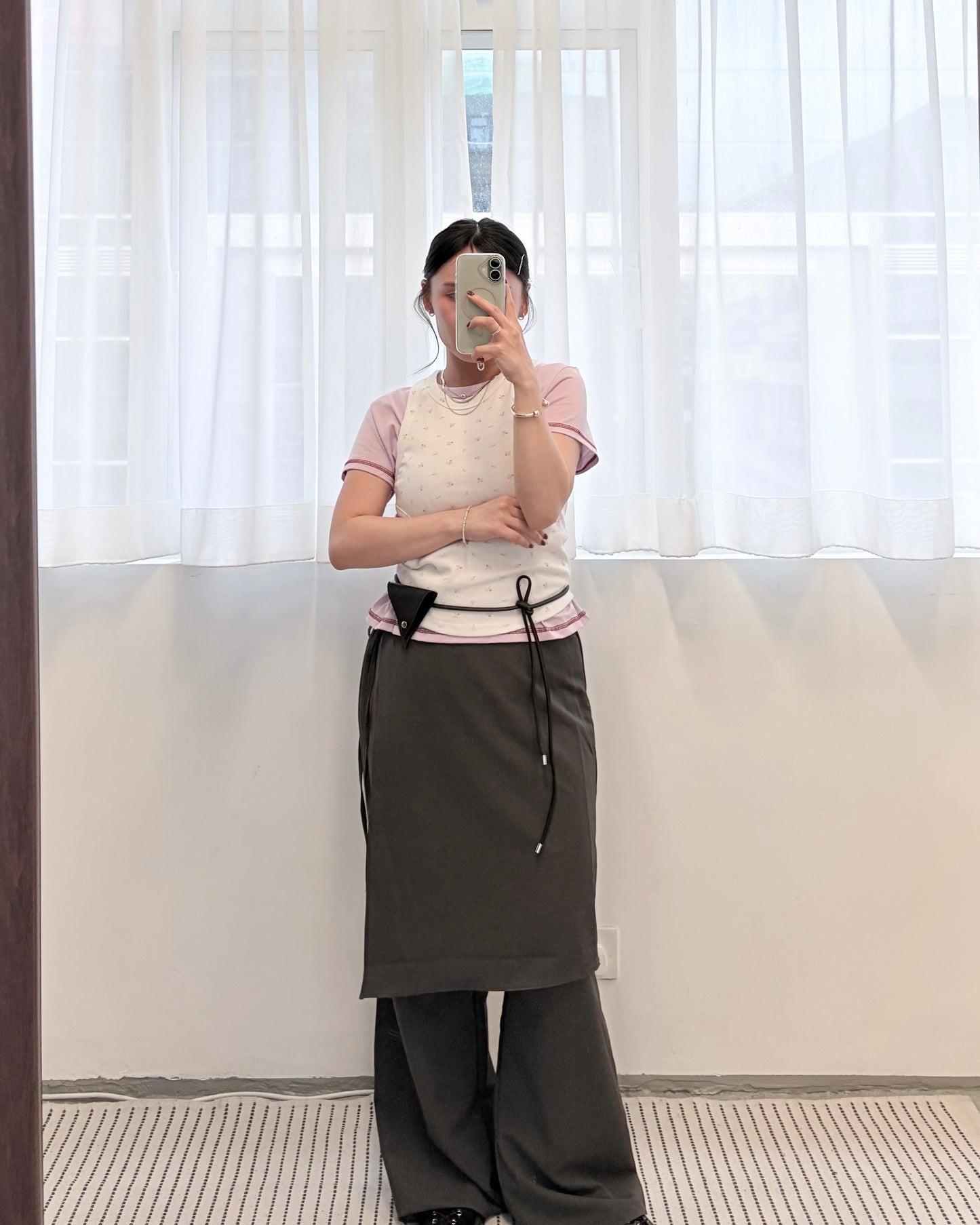 PT113- Bird Pant | Grey | Black