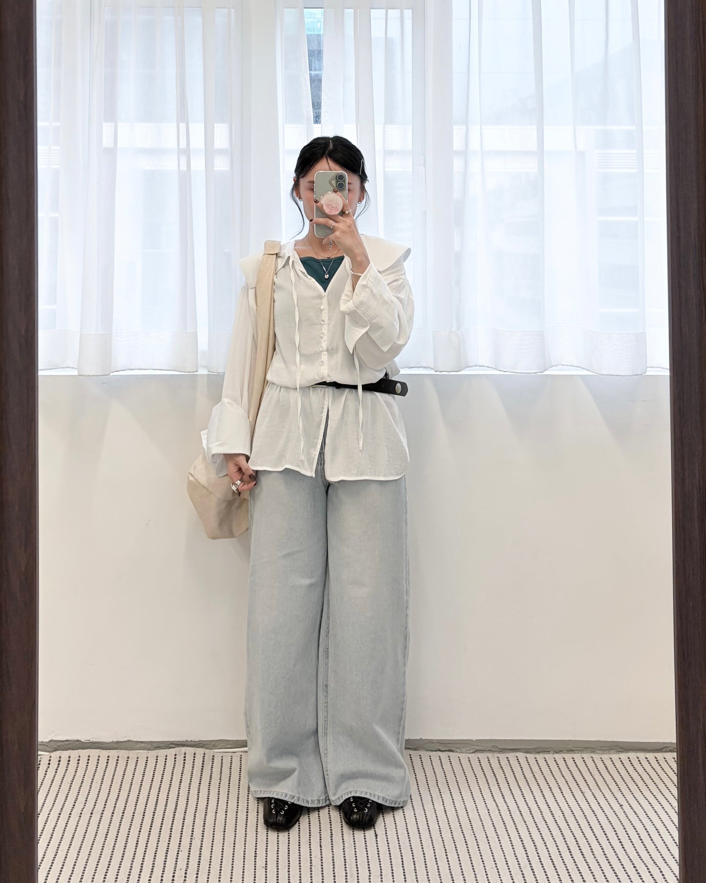 PT114- Light Blue Jeans ( S / M / L )