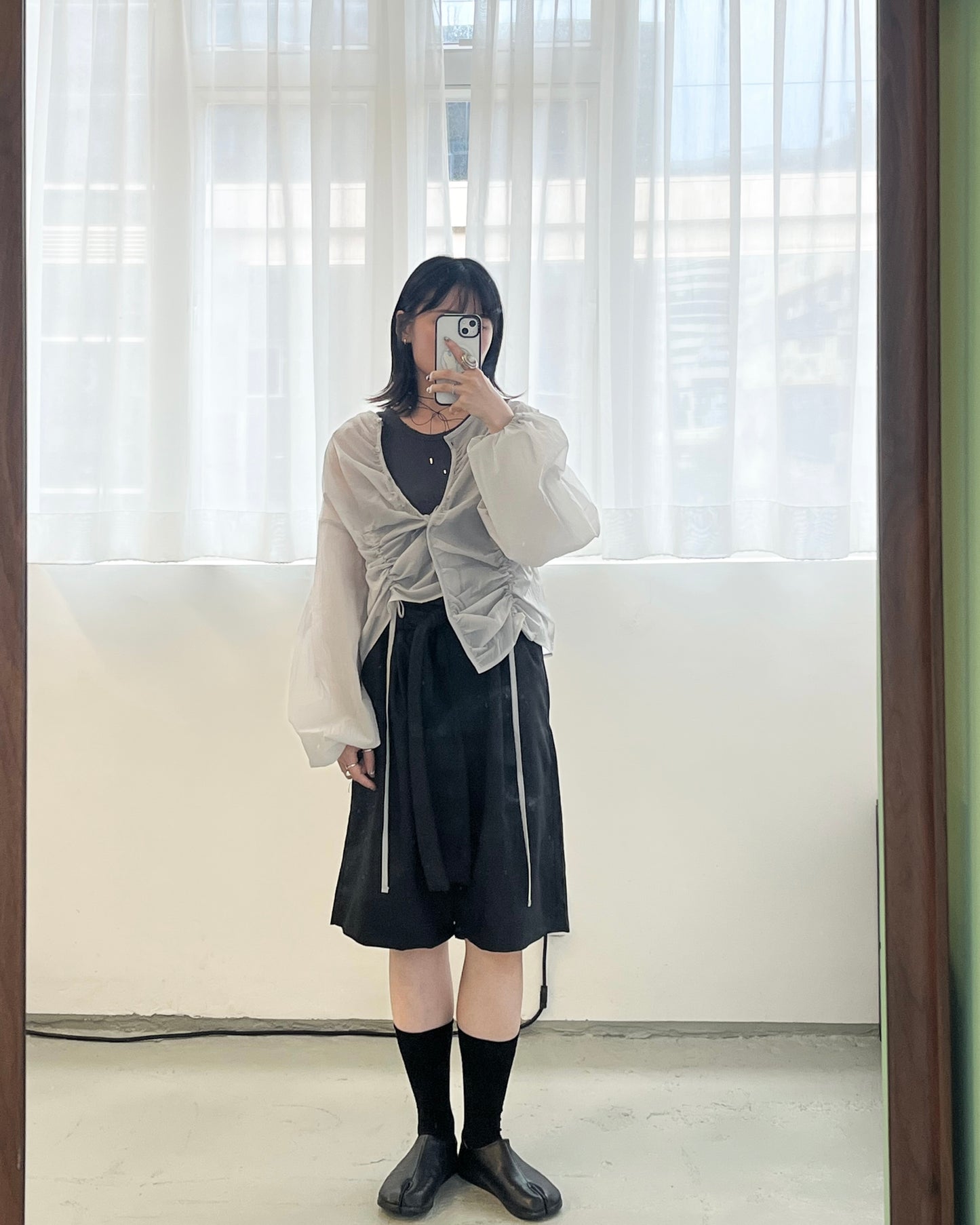 PT94- Short Pleated  Belt Trousers Pant | Grey | Brown | Black