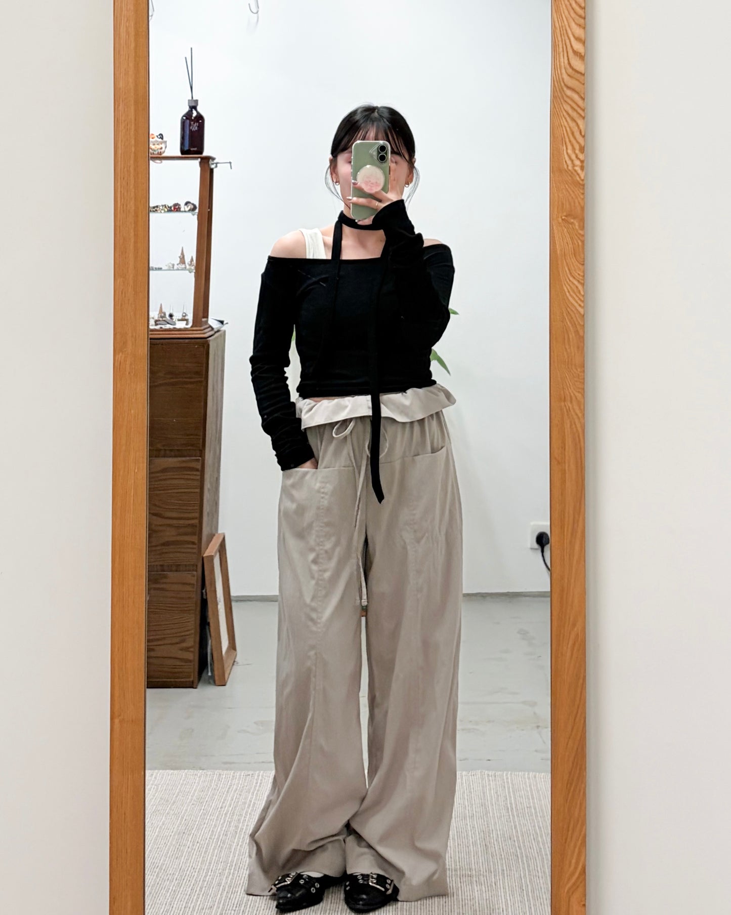 TP737- 2 in 1 Set Top With Neck Strap - Brown | Navy | Black