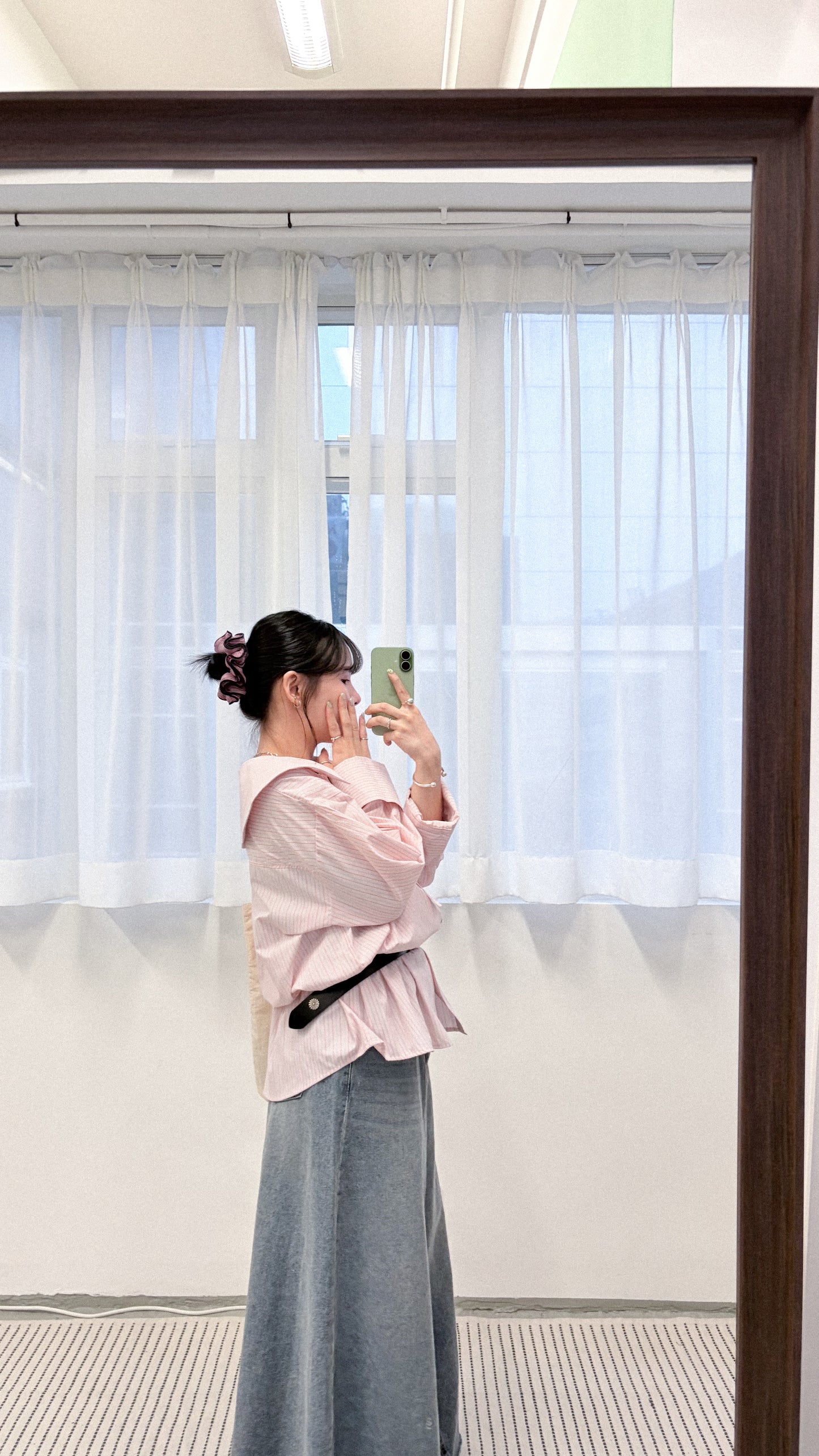 TP777- Sailor collar shirt | Pink | Yellow | Blue
