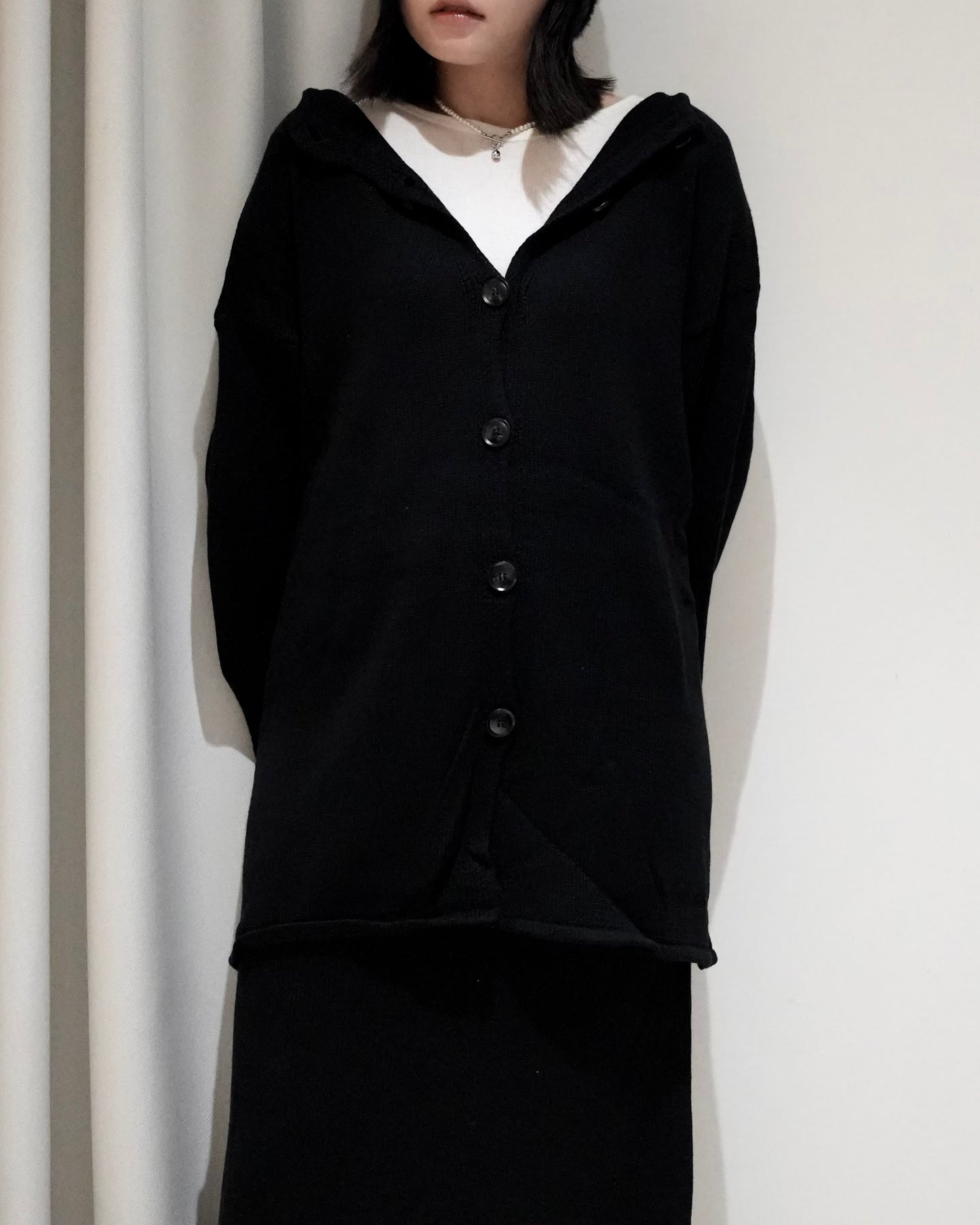 TP705- 3 Way Set Top With Skirt | Grey | Black ( 上衣+ 半截裙 2 件 )