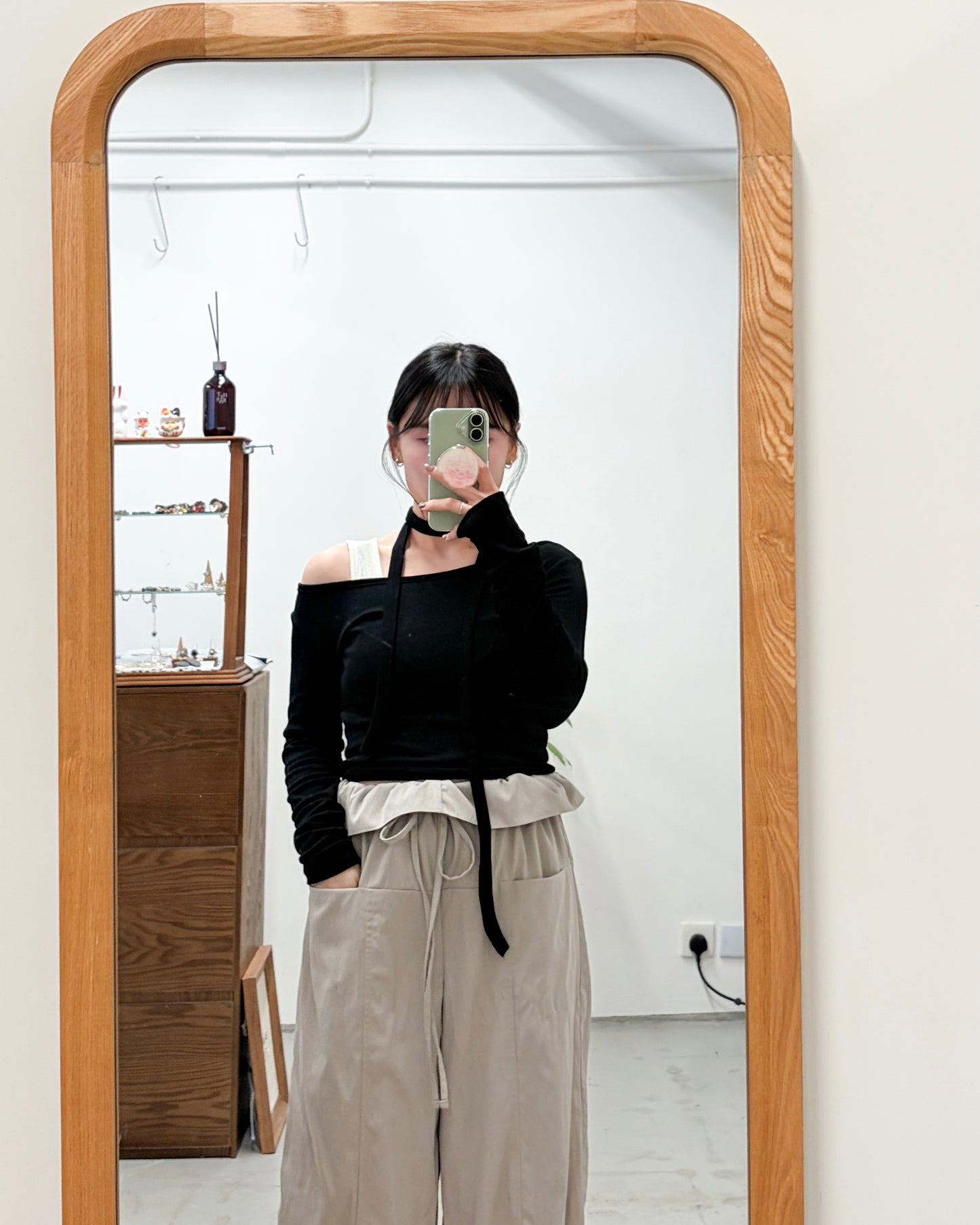 TP737- 2 in 1 Set Top With Neck Strap - Brown | Navy | Black