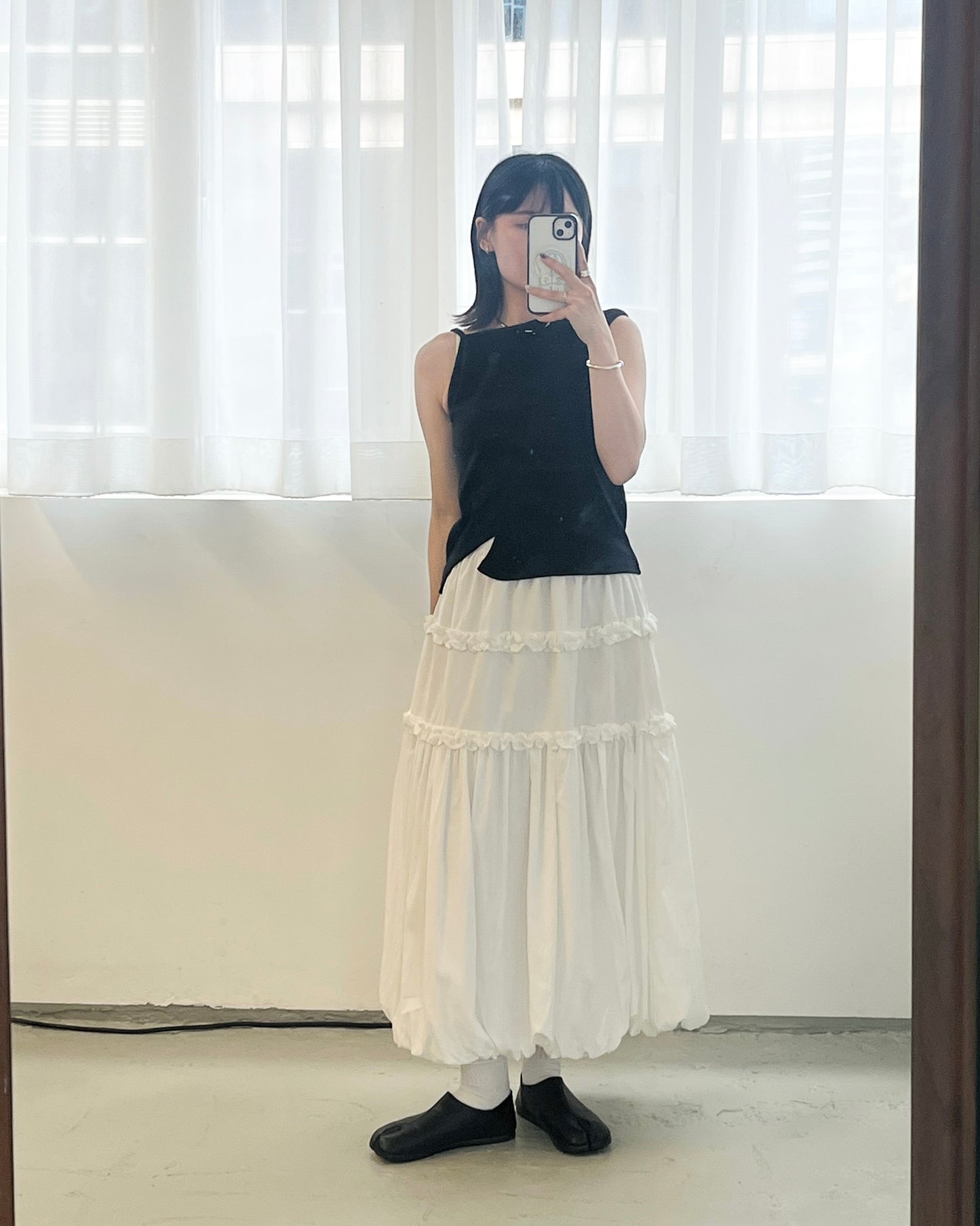 TP654- Cutting Vest Top | White  | Blue | Black