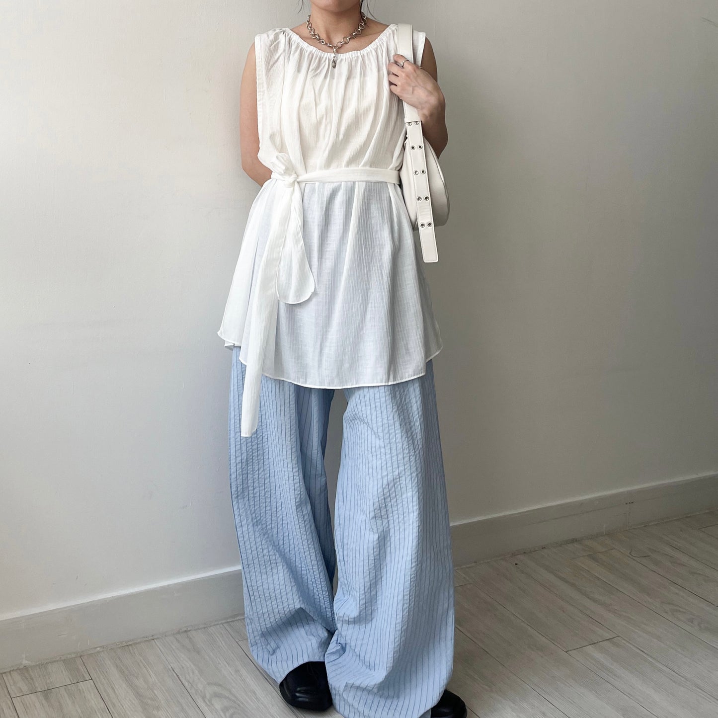 PT86- Summer Pants | Stripe Blue | Stripe Black
