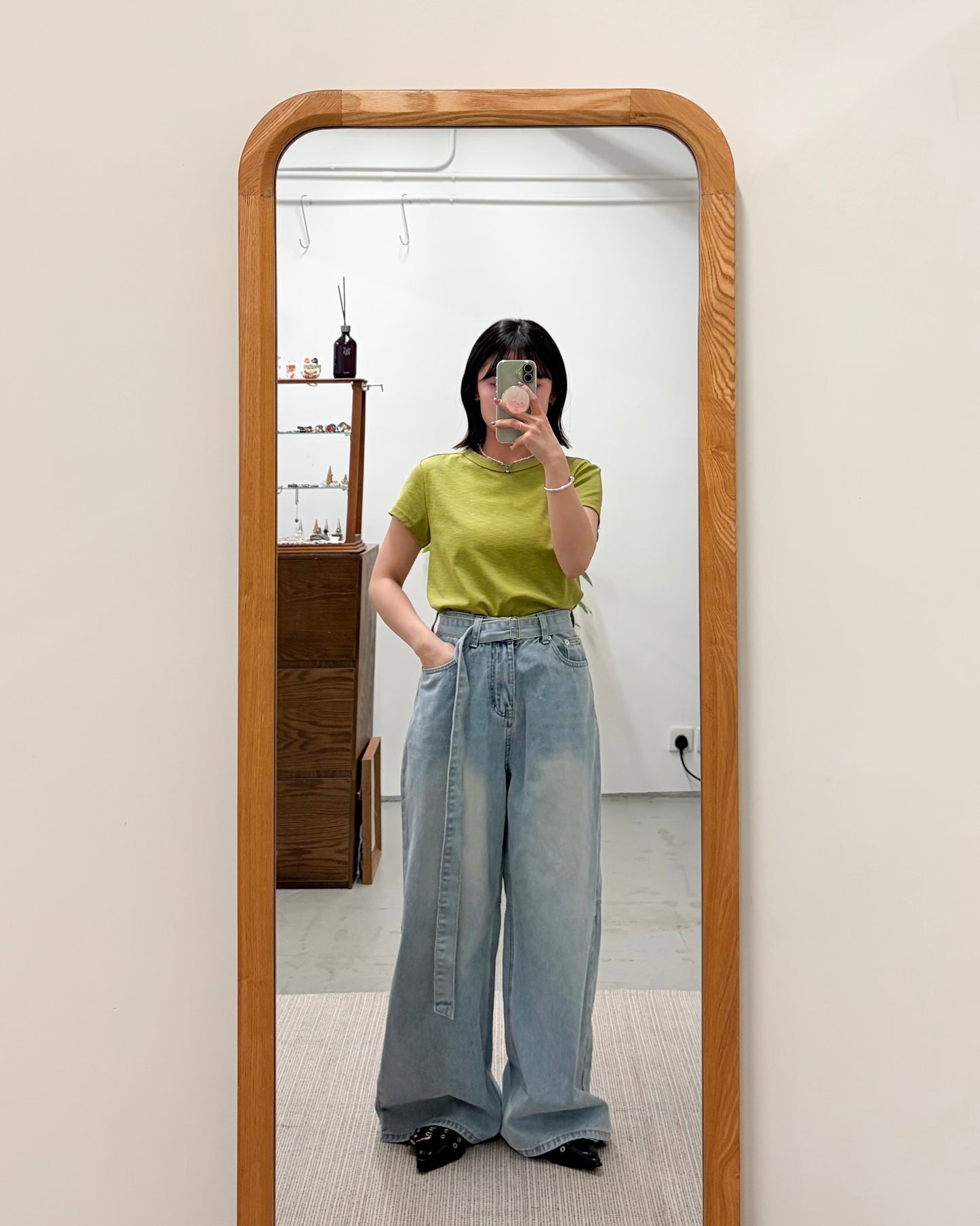 TP738- Soft Cotton Cow Tee | White | Grey | Lime Green | Black