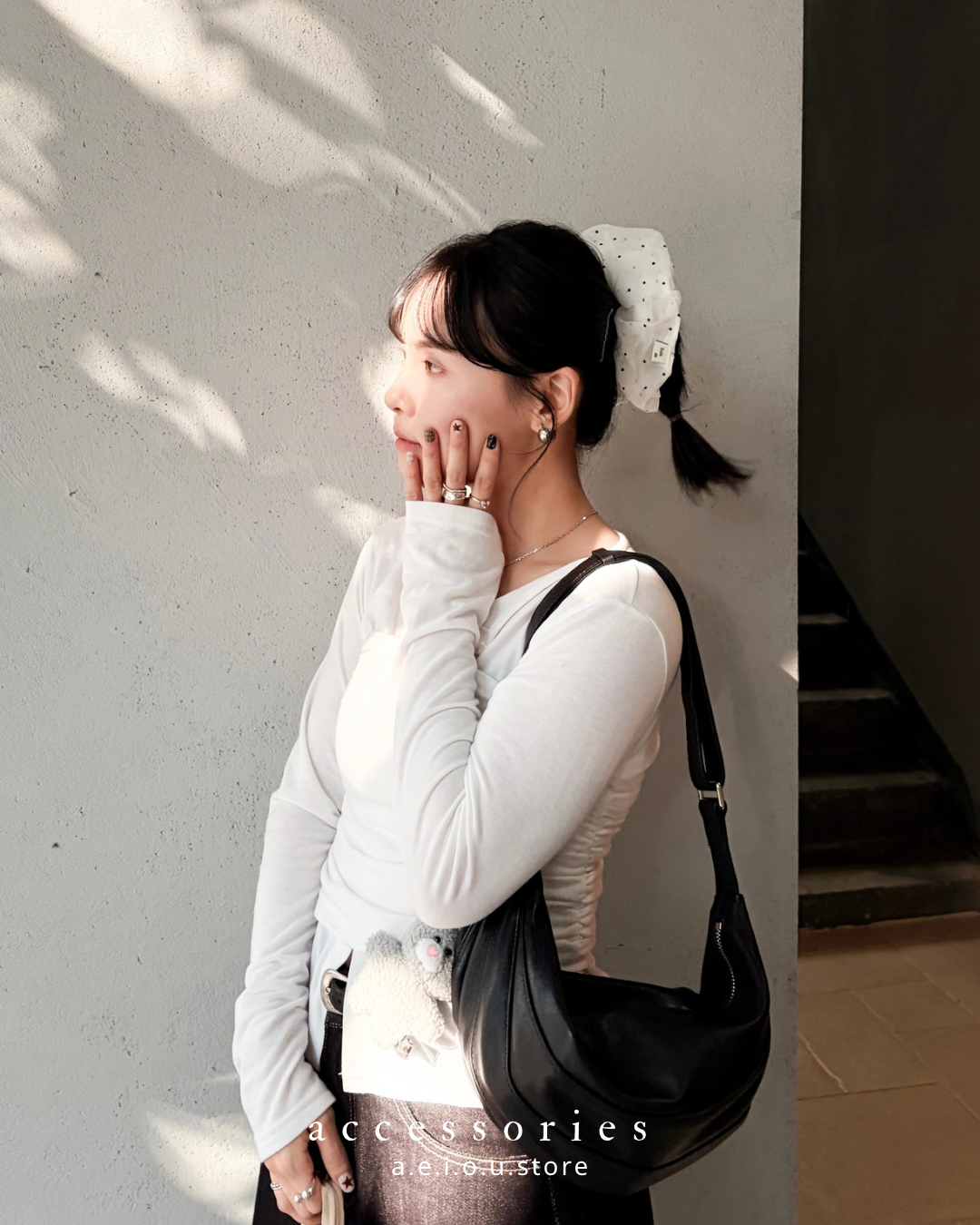 AC284- 波波點網紗橡筋圈  ( 橡筋圈體積較大不設平郵 )