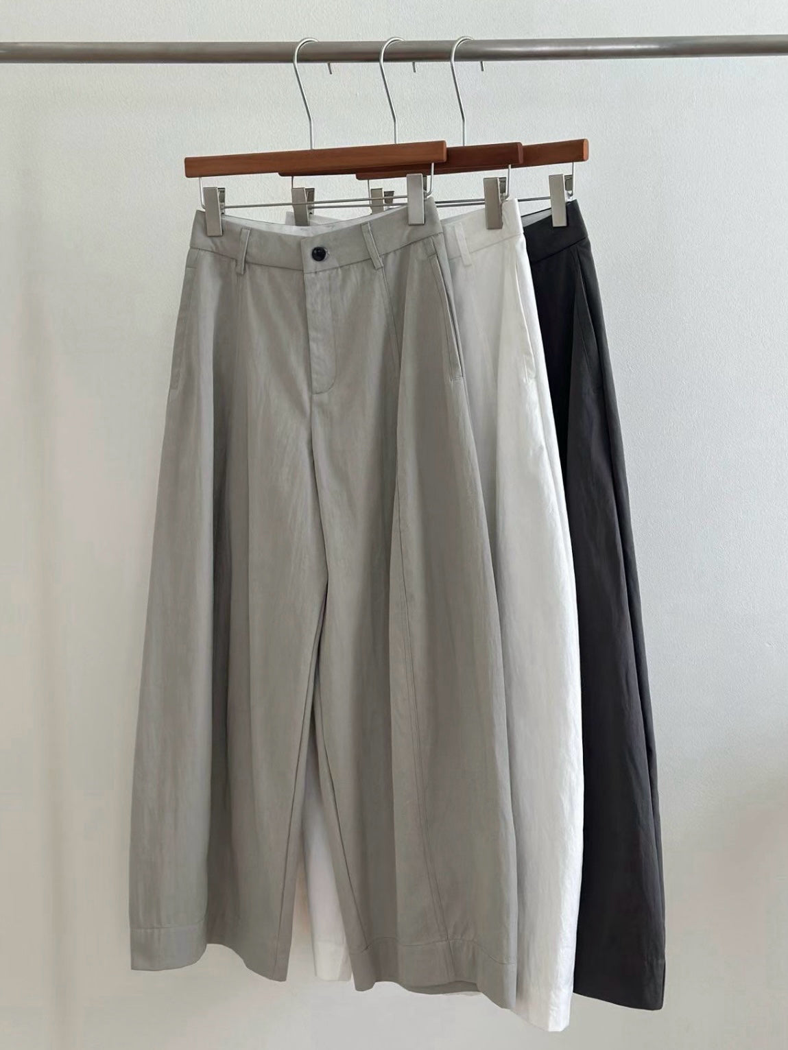 PT108- Baggy Pants | Light Grey | Charcoal | White