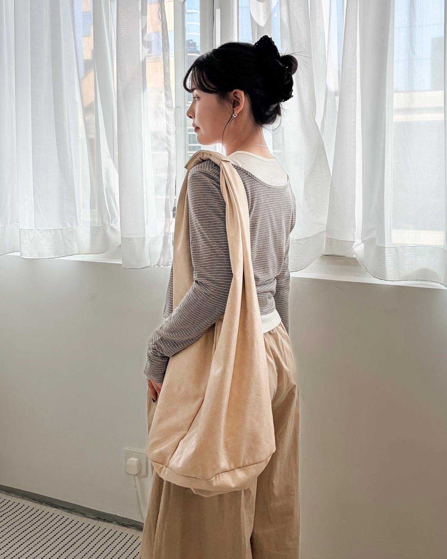 TP716- 2件裝橫間Top | Blue | Black