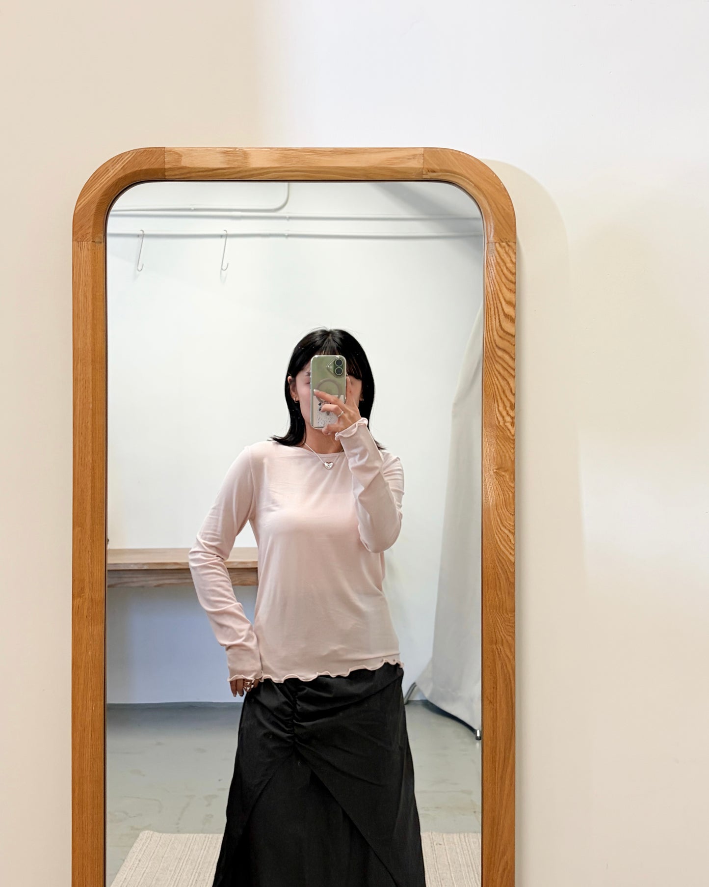 TP719- 圓領 Basic Ruffle Top | White | Pink | Grey | Black