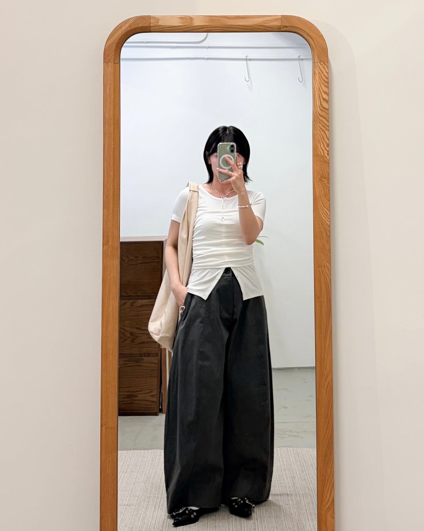 PT108- Baggy Pants | Light Grey | Charcoal | White