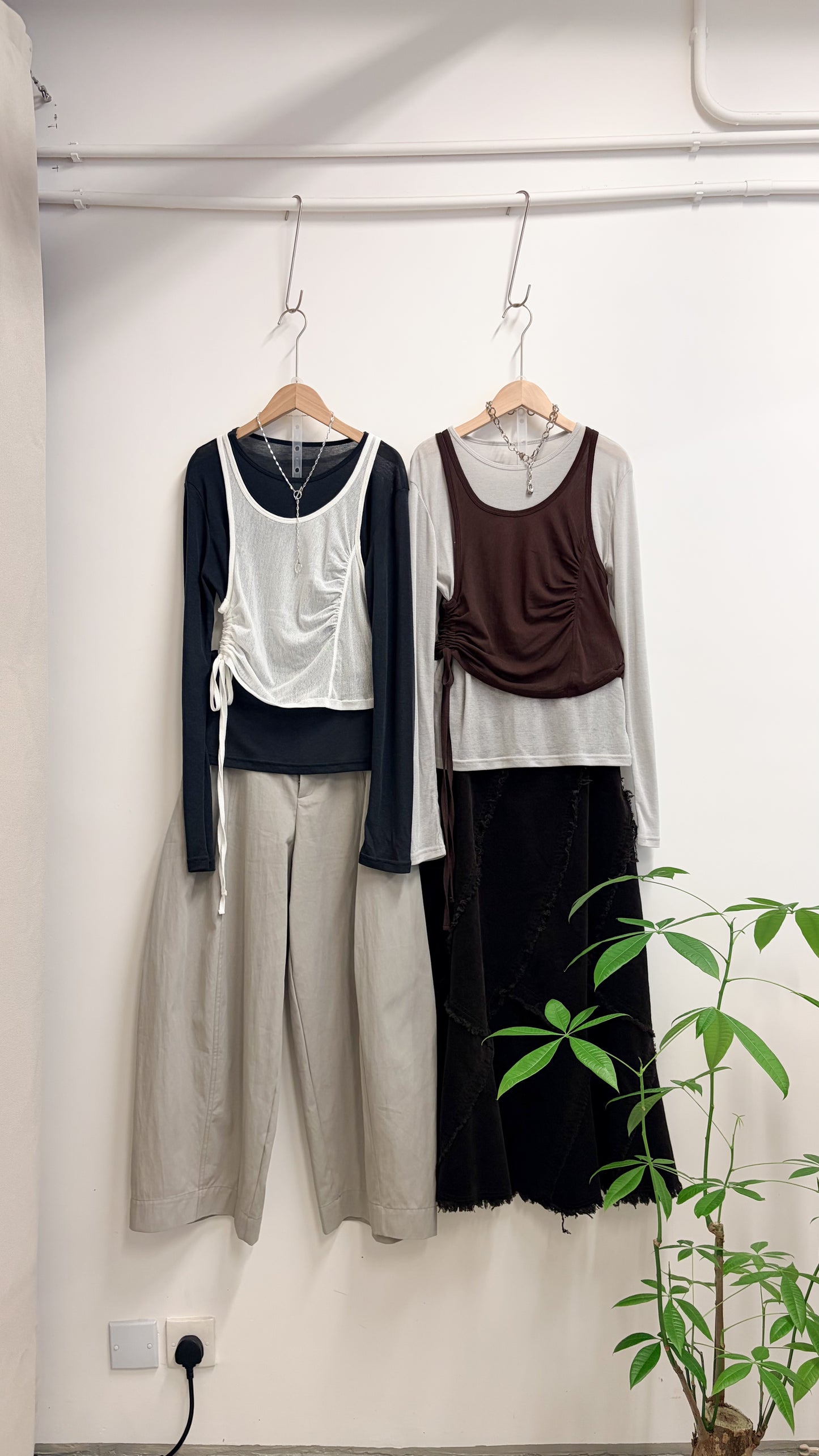 TP726- Cotton Round Neck Top | White| Pink | Yellow | Light Grey | Blue | Brown | Charcoal | Black