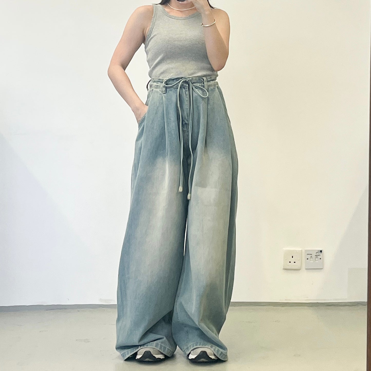 PT98- 2 Way Denim Full-Length Pant ( M / L )