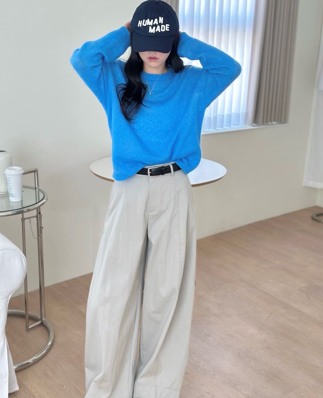 PT108- Baggy Pants | Light Grey | Charcoal | White