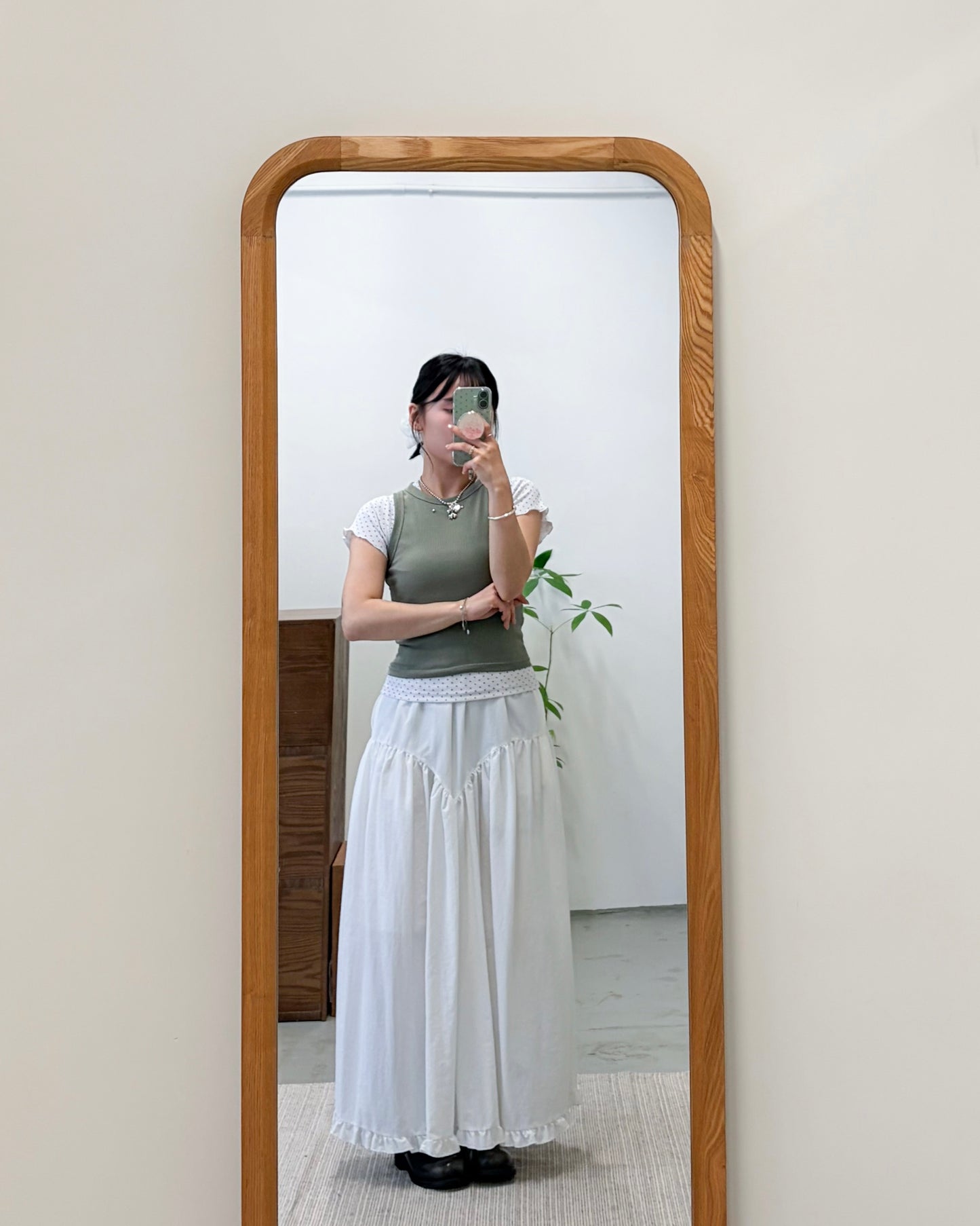 TP747- Rivet Vest Top | White | Grey | Brown | Green | Black