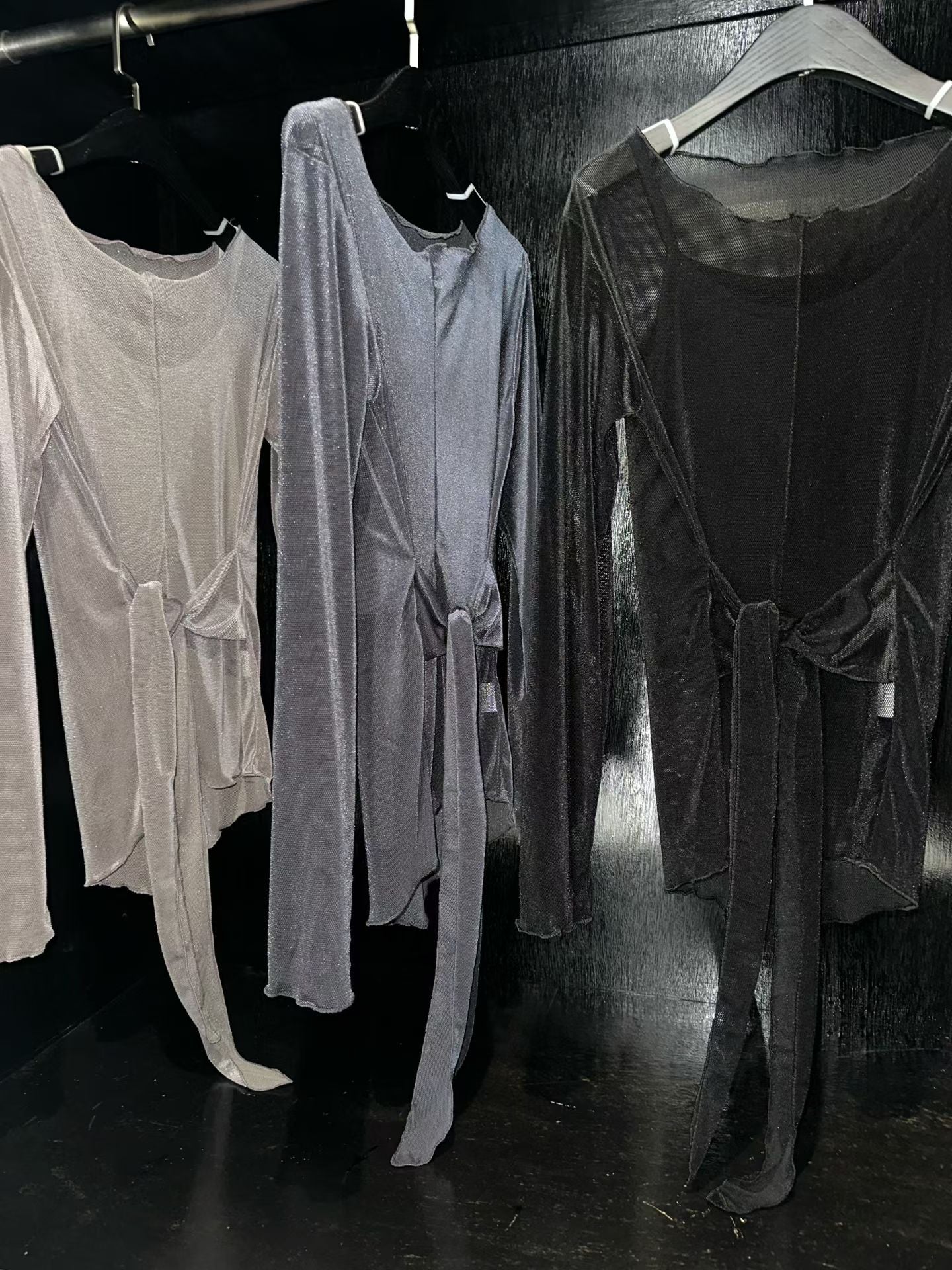 TP693- 氣質絲絨面Set Top  ｜ Grey  | Navy | Black