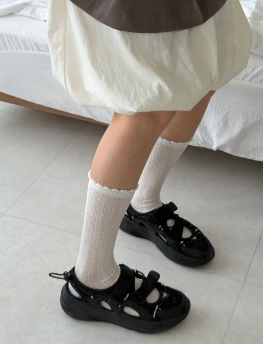 薄透點點長襪 | White | Light Grey | Black