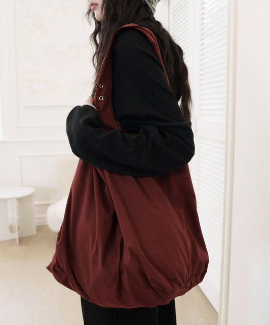 BG47- Daily Casual Bag | Deep Red | Camel | Black ( 扣自己喜歡既公仔上去♡  ̖́- )