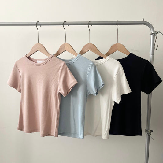 TP504- Fit Tee | White | Pink | Blue | Black