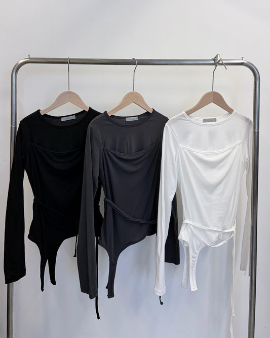 TP840- 不規則layer Top | White | Grey | Black