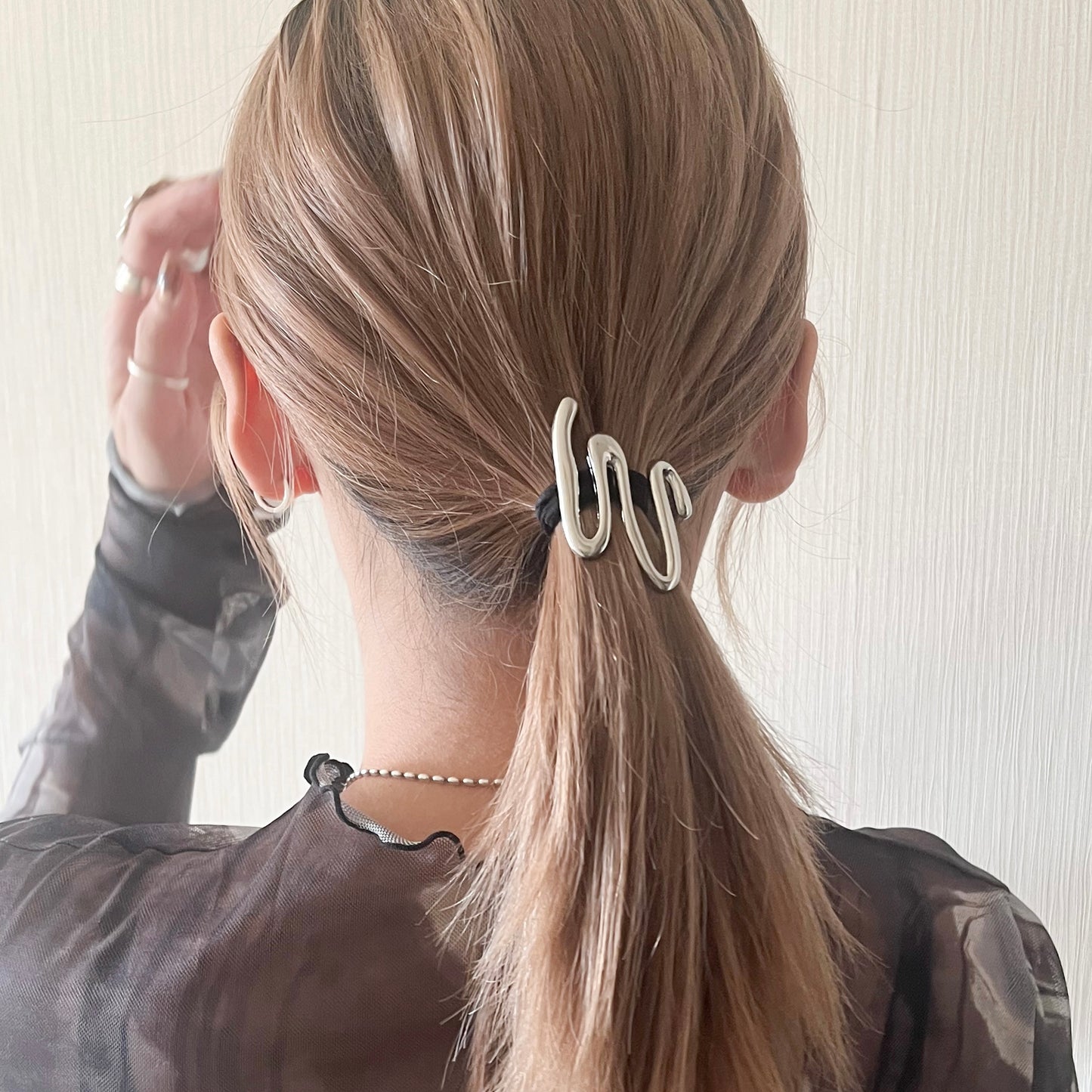 Line Hair acc | Silver