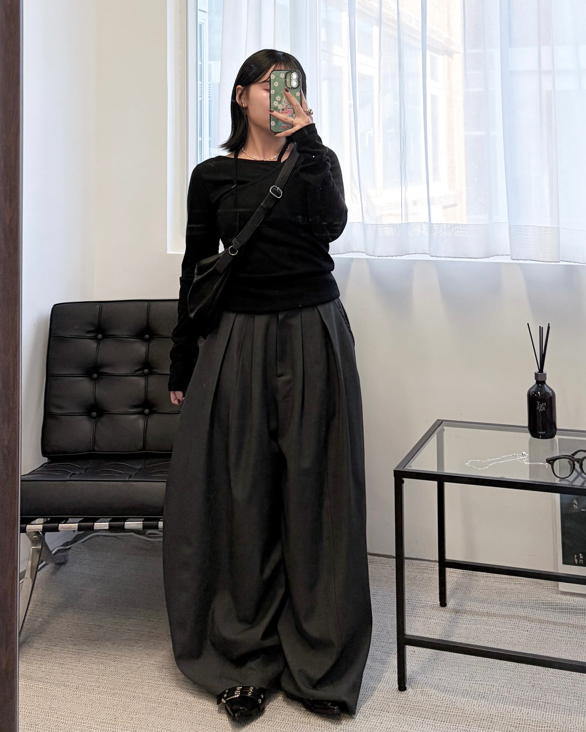 TP850- 2 layer V Neck Top | Ivory | Grey | Brown | Black