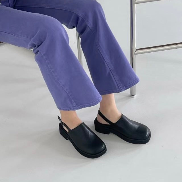 Square Toe Platform Shoes