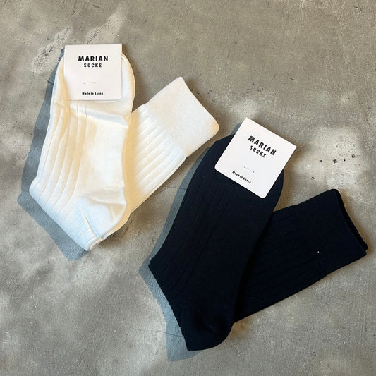 Basics Color Socks - 黑 | 白 ( 不包在免運費金額內)