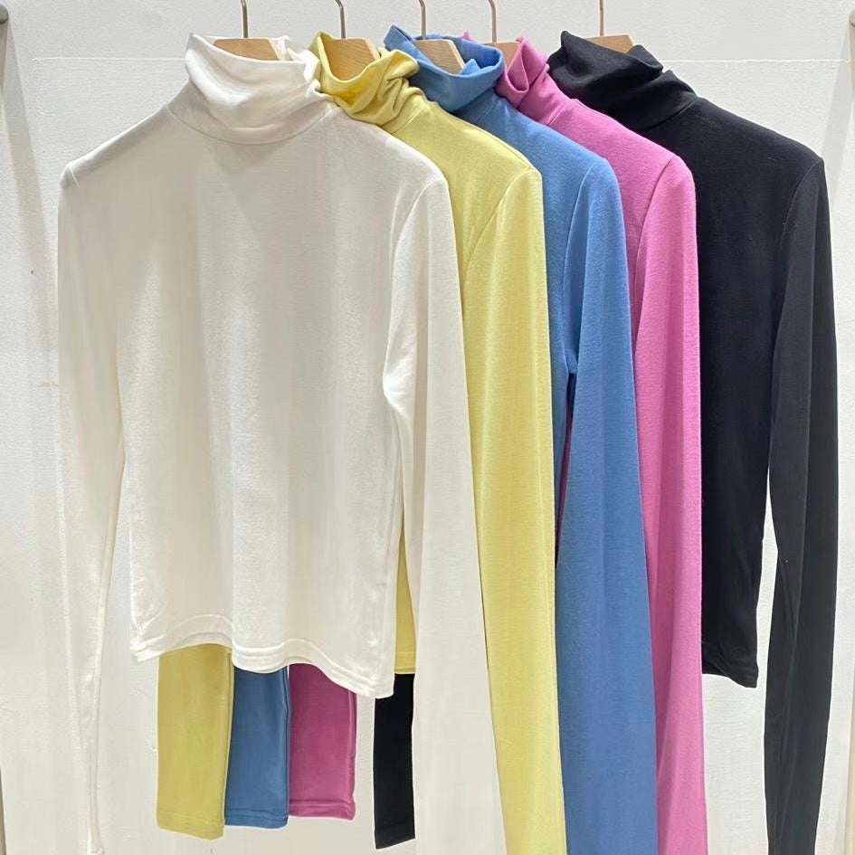 TP79- Colourful High Neck Top